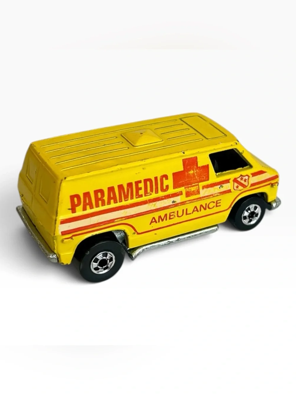Hot Wheels Supervan Paramedic Ambulance Hong Kong Yellow Loose 1974 Blackwall